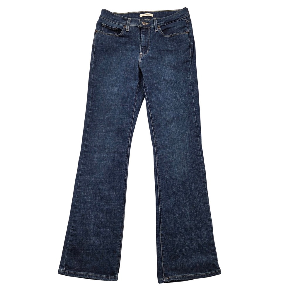 Levis Classic Bootcut Jeans Dark Wash Blue Denim Womens 4M 27x32